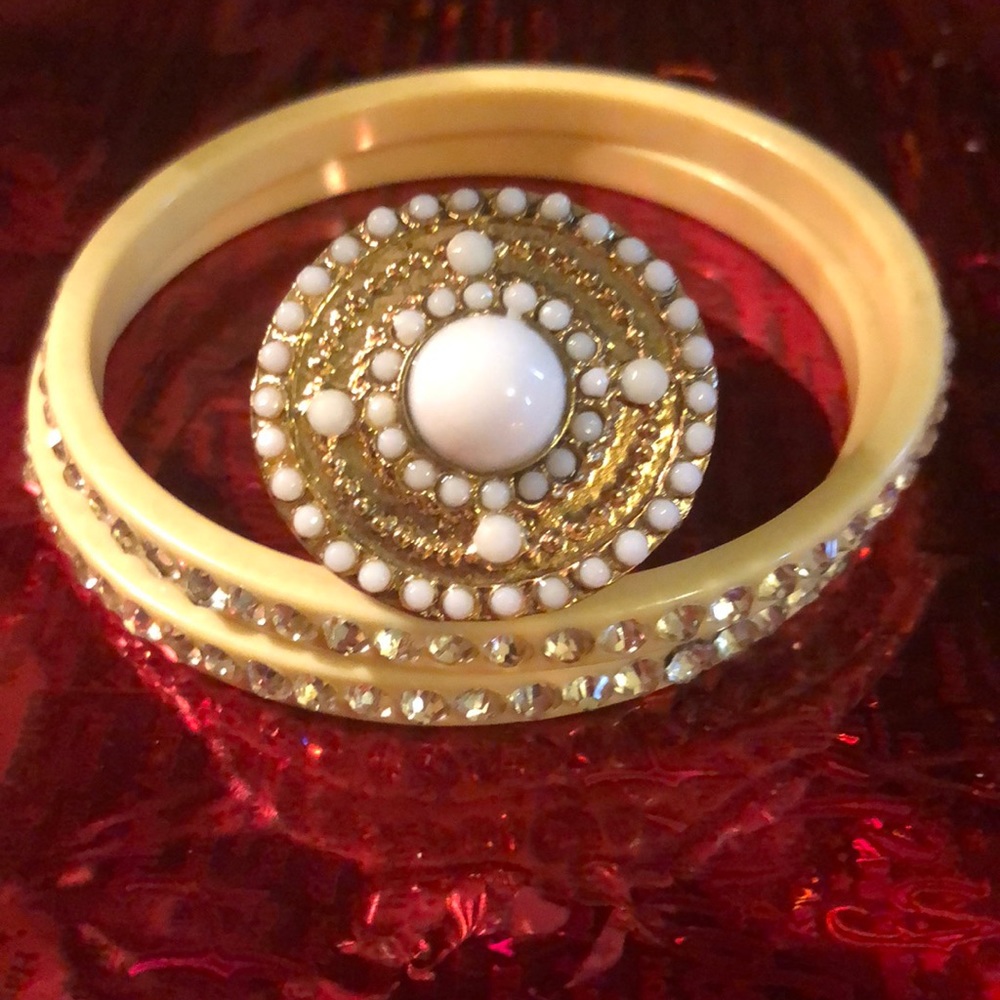 Two bangles and ring. - Picture 2 of 2